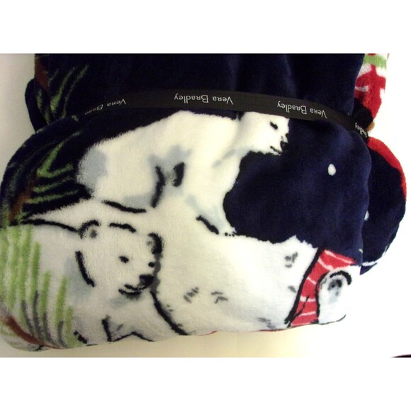 Vera Bradley Throw Blanket Unicorn 50 X 80 Fleece New - Picture 4 of 4